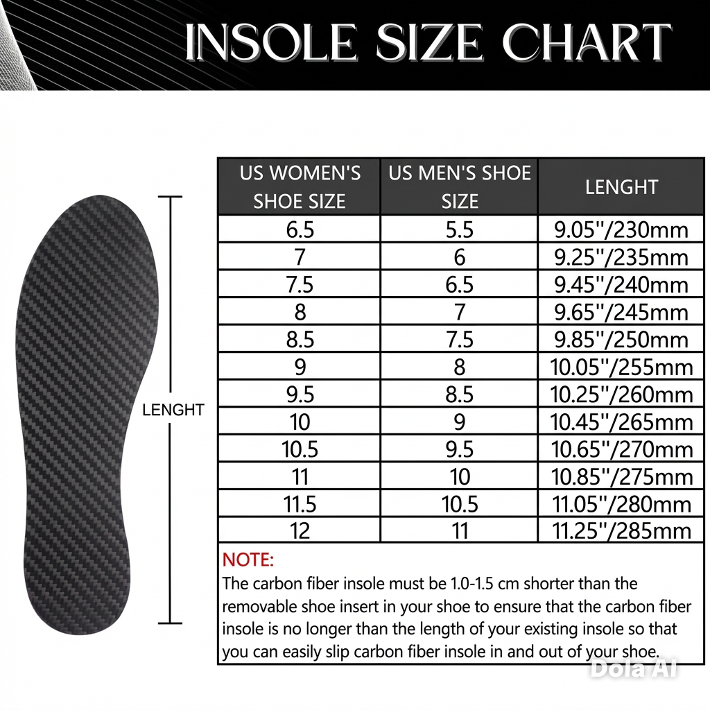 Performance Carbon Insoles