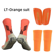 Adults & Kids 3 Piece Set Grip Socks, Leg Sleeves, Shin Pads