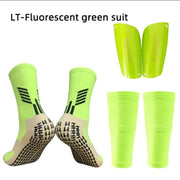 Adults & Kids 3 Piece Set Grip Socks, Leg Sleeves, Shin Pads