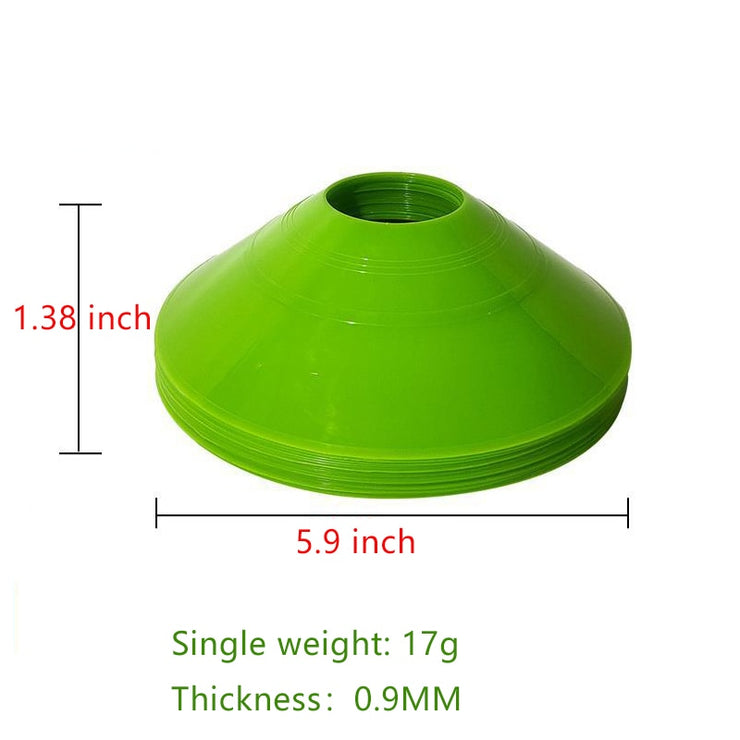 10pcs Cone Set Football Training Equipment